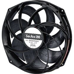 山洋電気　業界トップの低消費電力 φ280 × 50 mm厚 DCファン、防水ファンを発売