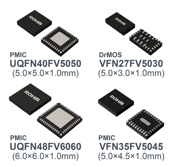 ローム 車載SoC向けに高拡張性の電源ソリューションを開発 PMIC × DrMOSの組み合わせで、SoCに最適な電源設計と将来の高性能化に対応