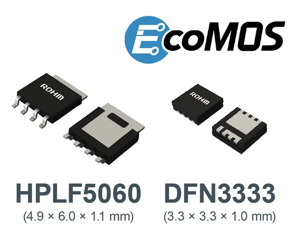 ローム 車載48Vシステム向けのMOSFET「AG16xFNxxシリーズ」を開発!