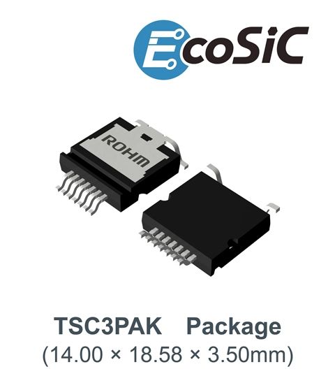 ローム 上面放熱の新パッケージ!高放熱と高耐圧を両立したSiC MOSFET