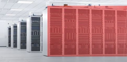 サーバーラックの警戒