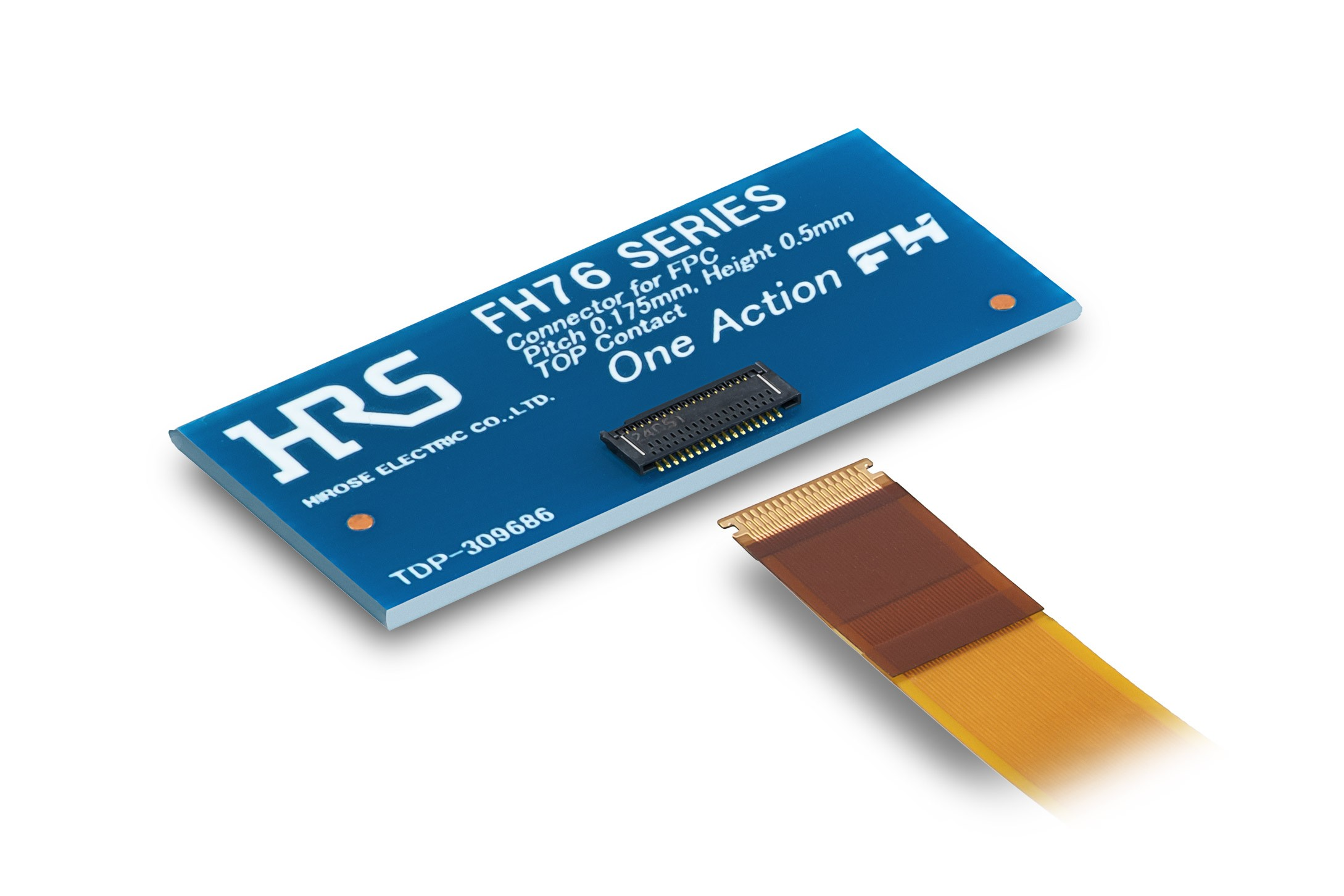 ヒロセ電機　ワンアクション構造で世界最低背・最狭ピッチのFPCコネクタ「FH76」シリーズをリリース ～スマートウォッチ・フォルダブルスマートフォン等の小型化・薄型化に貢献～
